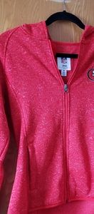 Womens SF. 49ers full zip hoodie
